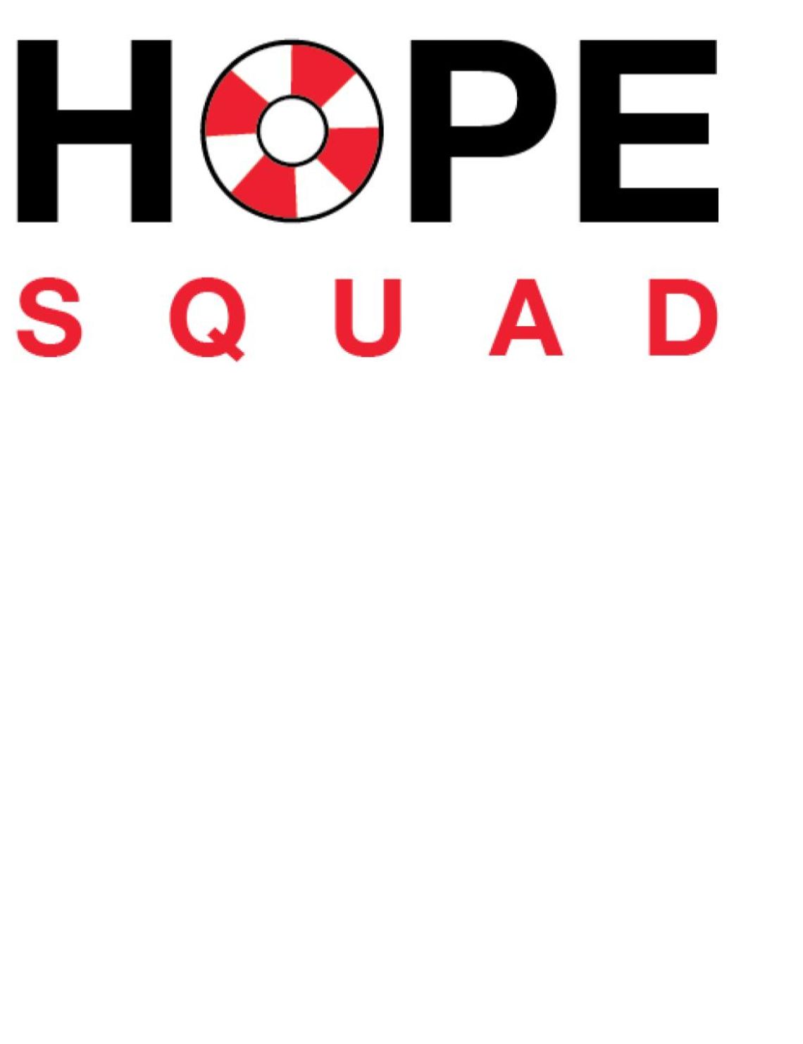 Hope Squad Logo with words Suicide Prevention Program